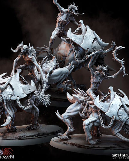 BESTIARIUM MINIATURES / Hellriders x 3