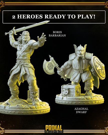 10 miniatures - EARLY BIRD - complete RPG ogres expansion game - CONTRA THE OGRES CROWD - Premium Package - MASTER OF DUNGEONS QUEST