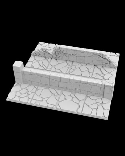 Village Ruins Battle Map :: Incredible Realms Nulan & Tnjan / 14 Pieces
