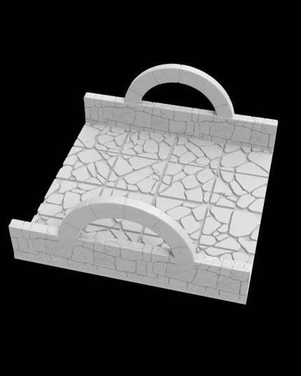 Village Ruins Battle Map :: Incredible Realms Nulan & Tnjan / 14 Pieces