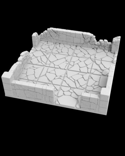 Village Ruins Battle Map :: Incredible Realms Nulan & Tnjan / 14 Pieces