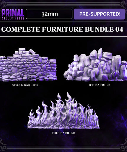32mm - Barriers RPG game - MASTERS OF DUNGEONS QUEST