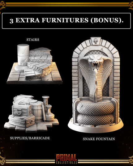 38 miniatures - complete RPG base game - MASTERS OF DUNGEONS QUEST - Premium Package