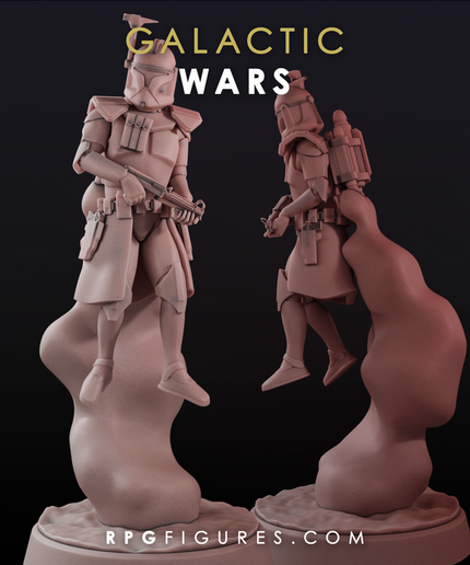 Galactic Wars | Gen 1 Jetpack Trooper