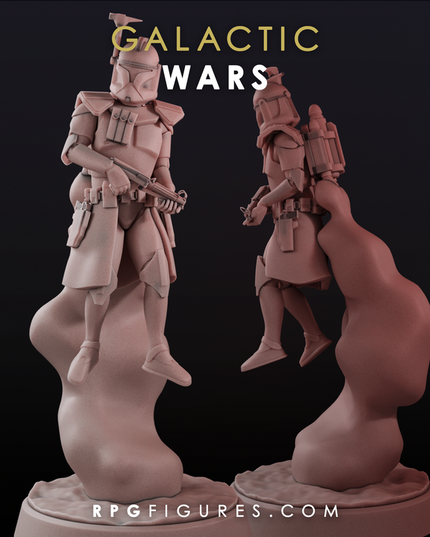 Galactic Wars | Gen 1 Jetpack Trooper