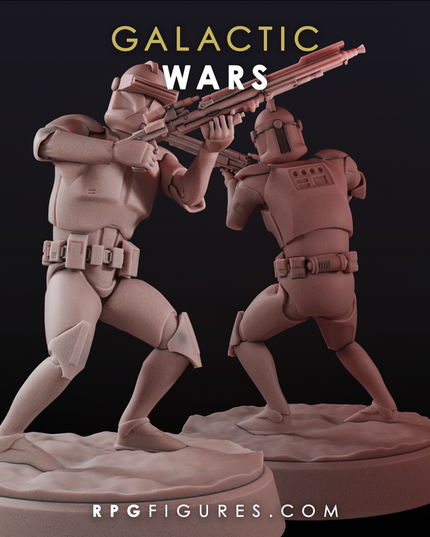 Galactic Wars | Gen 1 Jetpack Trooper