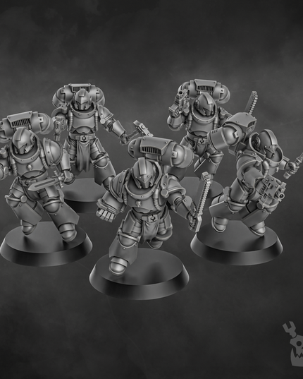 Space Knights Storm Squad with Jetpacks