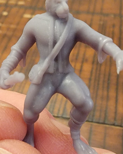 Catfolk Monk - 2 Figures