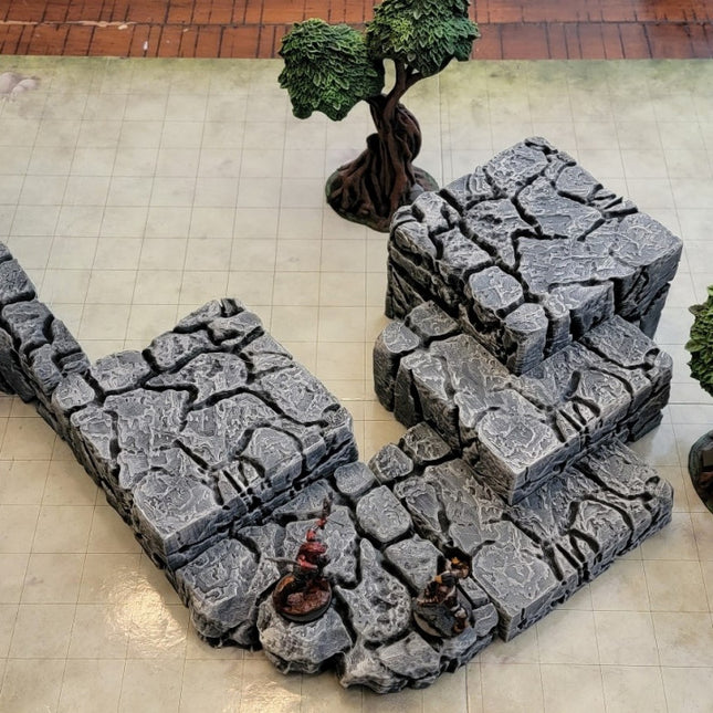 Modular Stackable Cliffs/Rock Walls