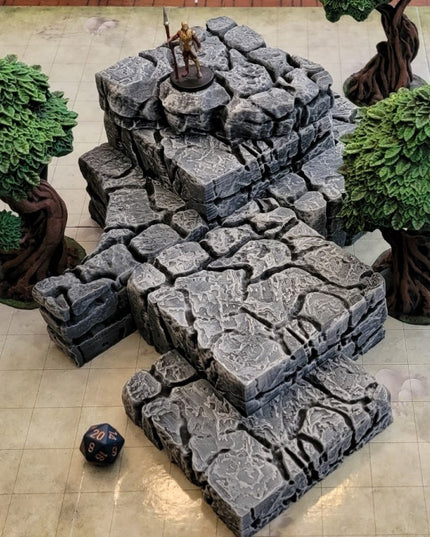 Modular Stackable Cliffs/Rock Walls