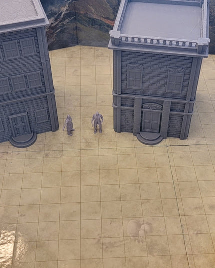 Victorian style apartment buildings