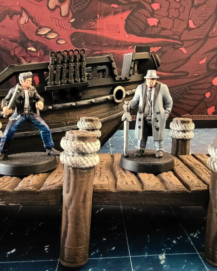 Steampunk Female Rogue - Fighter - 1 Figure