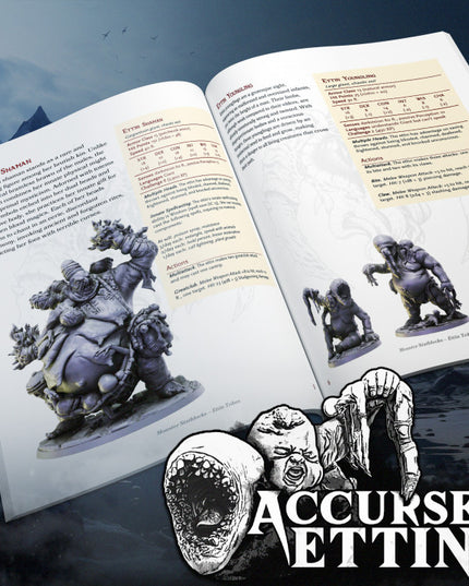 Accursed Ettin: 5E Statblocks