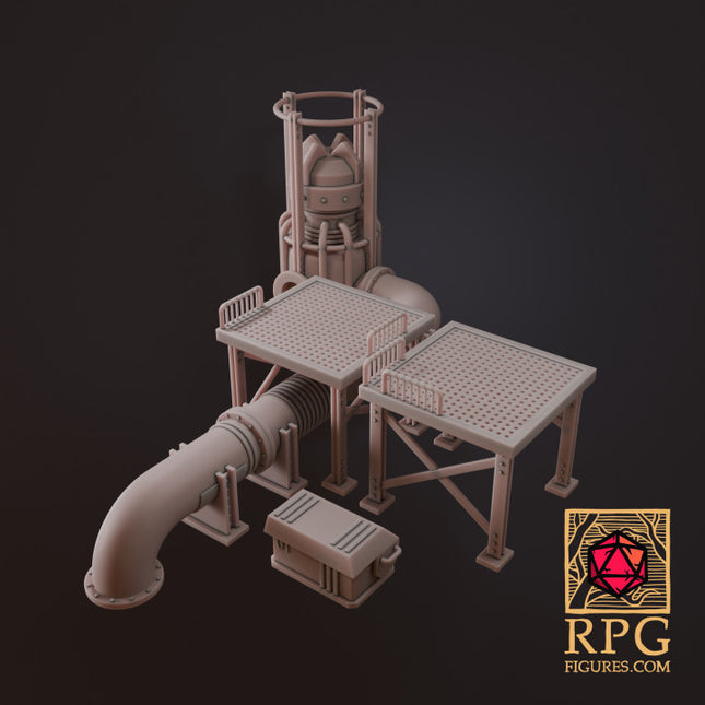 Printable Terrains - Science Fiction Modular Pack 1