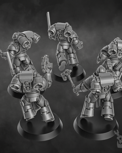 Space Knights Storm Squad with Jetpacks