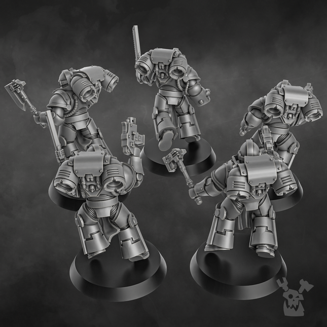 Space Knights Storm Squad with Jetpacks