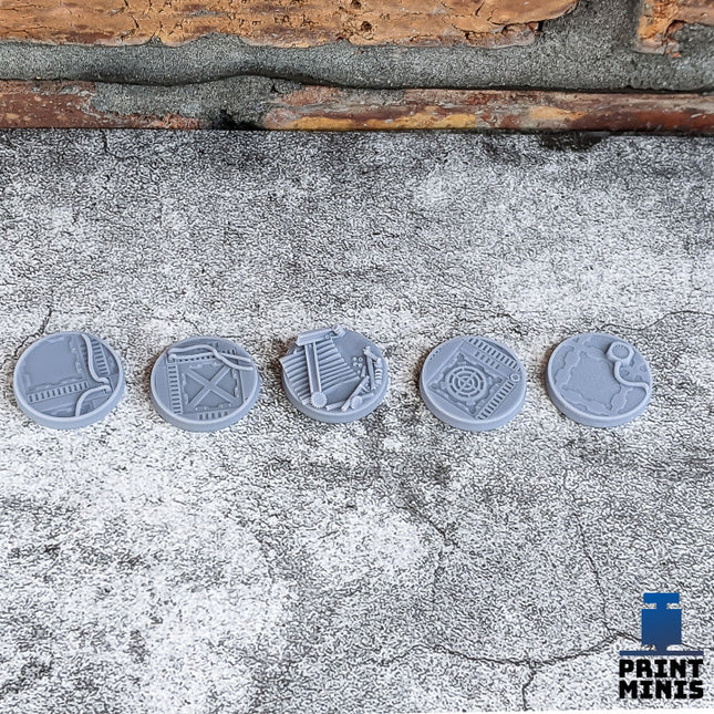 Zavoda Factory Bases - 17 miniatures - Doomsday Collection
