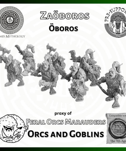 Orcas and Goblins  , oboros, Zaoboros ,6 Figure