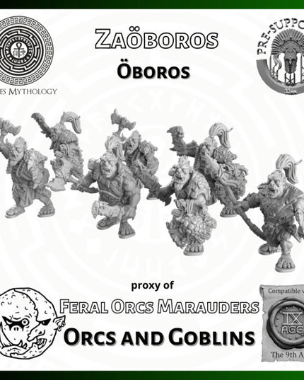 Orcas and Goblins  , oboros, Zaoboros ,6 Figure