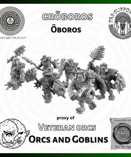 Orcas and Goblins  , oboros, Groboros ,6 Figure