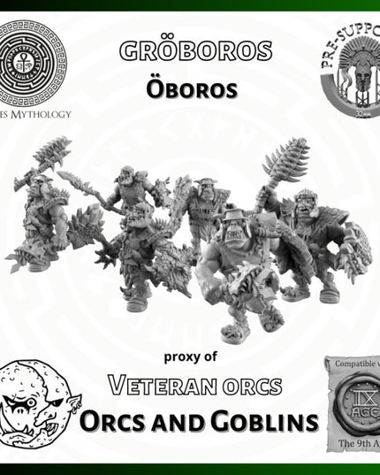 Orcas and Goblins  , oboros, Groboros ,6 Figure