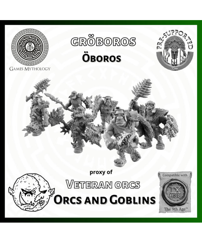 Orcas and Goblins  , oboros, Groboros ,6 Figure