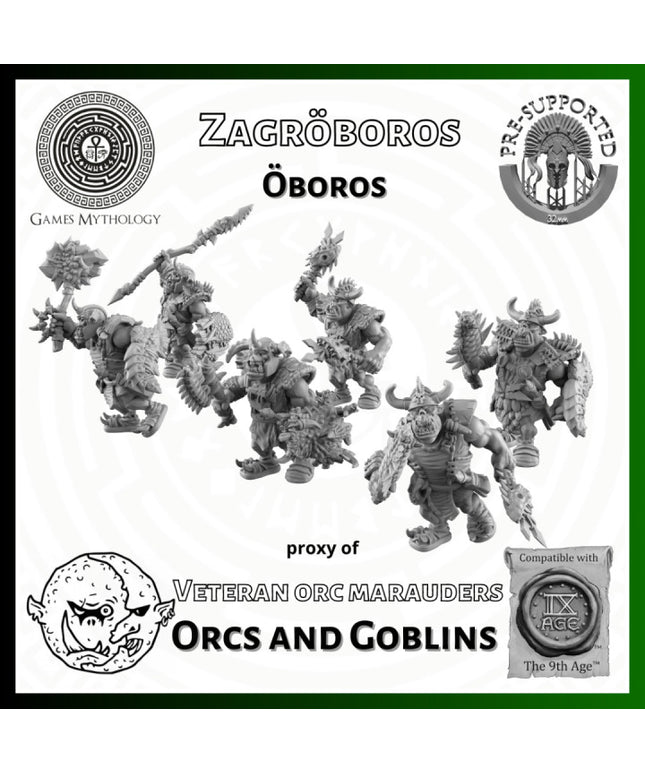 Orcas and Goblins  , oboros, Zagroboros ,6 Figure
