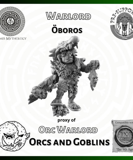 Orcas and Goblins  , oboros, Warlord ,1 Figure
