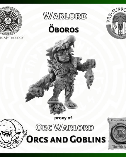 Orcas and Goblins  , oboros, Warlord ,1 Figure