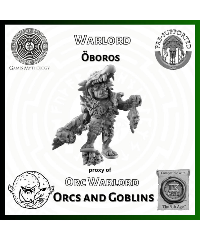 Orcas and Goblins  , oboros, Warlord ,1 Figure