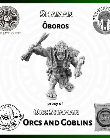 Orcas and Goblins  , oboros, Shaman ,1 Figure