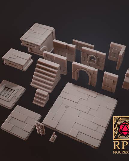 Printable Terrains - Dungeon Pack 2