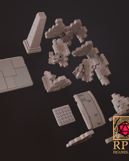 Printable Terrains - Dungeon Pack 1