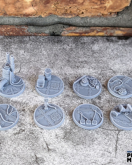 Zavoda Factory Bases - 17 miniatures - Doomsday Collection