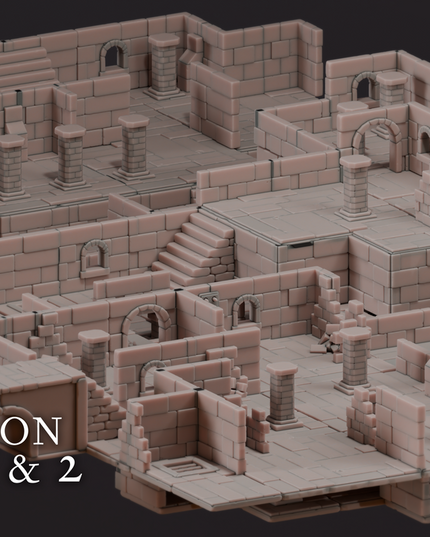 Printable Terrains - Dungeon Pack 1