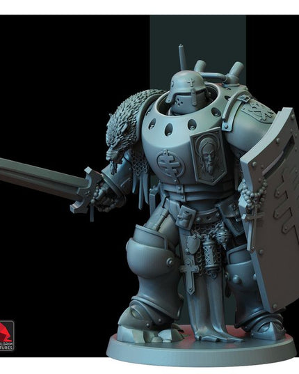 Lieutenant in Machine Armour MINIATURE