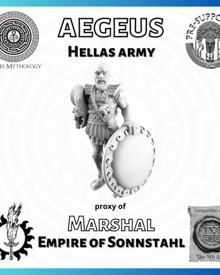 Empire of Sonnstahl ,Aegeus , Hellas Army ,1 Figure