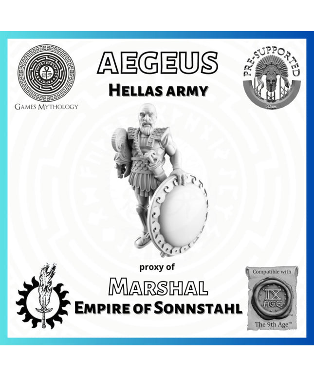 Empire of Sonnstahl ,Aegeus , Hellas Army ,1 Figure
