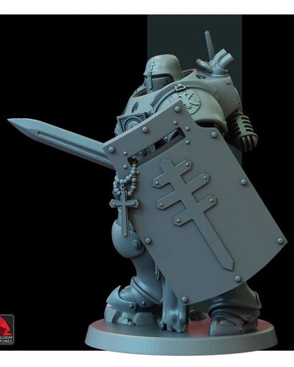 Lieutenant in Machine Armour MINIATURE