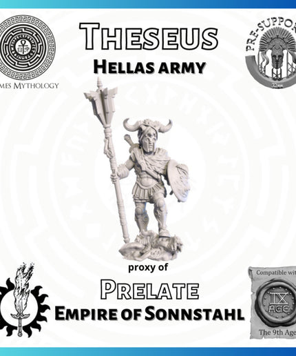 Empire of Sonnstahl , Theseus, Hellas Army ,1 Figure