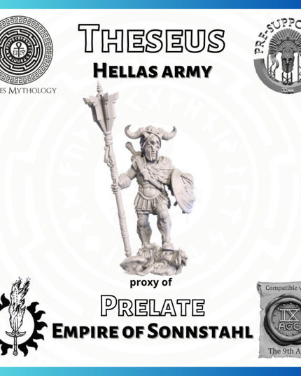Empire of Sonnstahl , Theseus, Hellas Army ,1 Figure