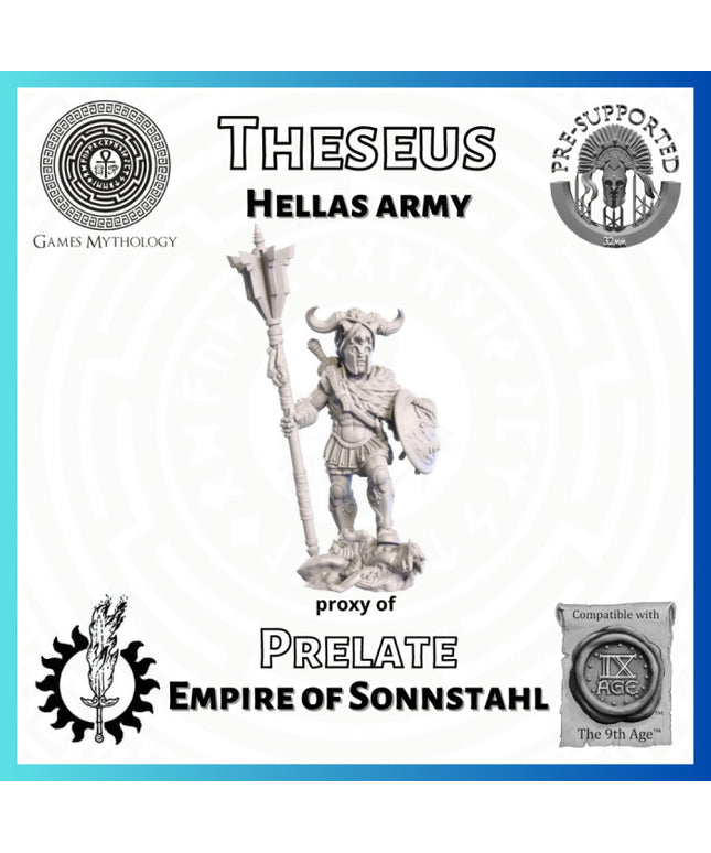 Empire of Sonnstahl , Theseus, Hellas Army ,1 Figure