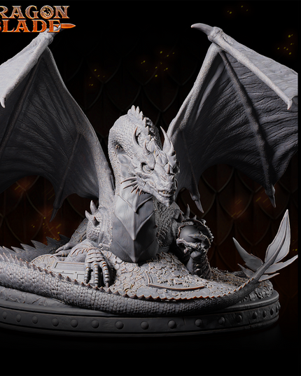 3 miniatures - 32mm - Dragons Bundle - Uncharted Kingdom & DragonBlade