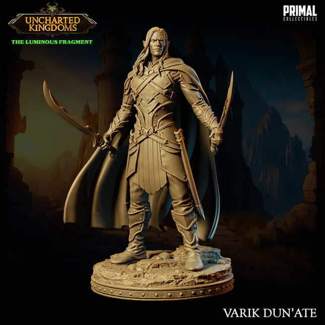 3 miniatures - 32mm - Classic Drows Bundle - Uncharted Kingdom