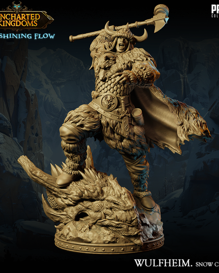 5 miniatures - 32mm - Fellows of the Realm Snow Clothes Bundle - Uncharted Kingdom
