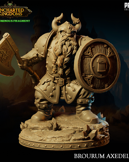 3 miniatures - 32mm - Brourum's Bundle - Uncharted Kingdom