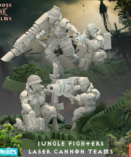 Jungle Fighter Laser Cannon teams