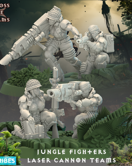 Jungle Fighter Laser Cannon teams