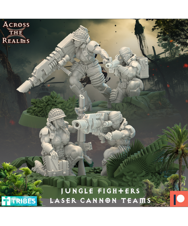 Jungle Fighter Laser Cannon teams