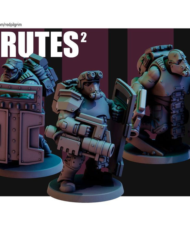 Brutes 2 X3 MINIATURES